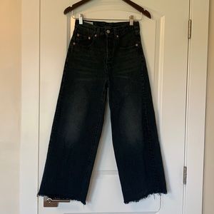 Levi’s Wide Leg Black Denim